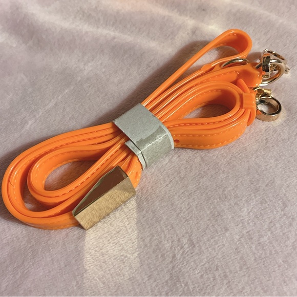 🎉HP!🎉 Orange Jelly Studded Crossbody Bag — NWOT - Picture 9 of 13